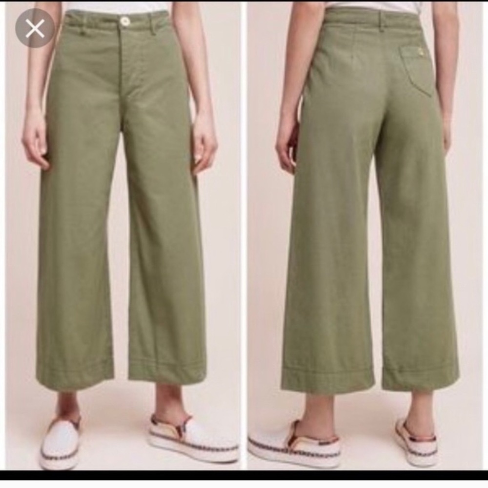 Anthropologie Wide Leg Pants